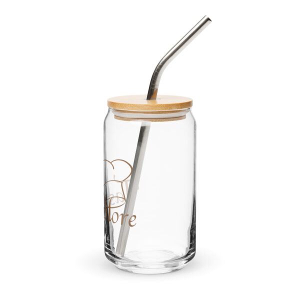 Verre en forme de canette